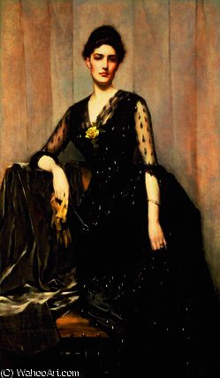 Portrait Of Mrs. Agnes Williamson — Sir James Jebusa Shannon