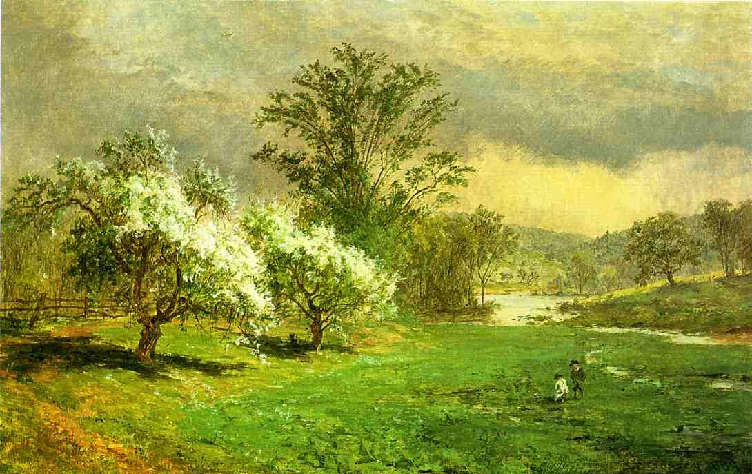 Apple Blossom Time — Jasper Francis Cropsey