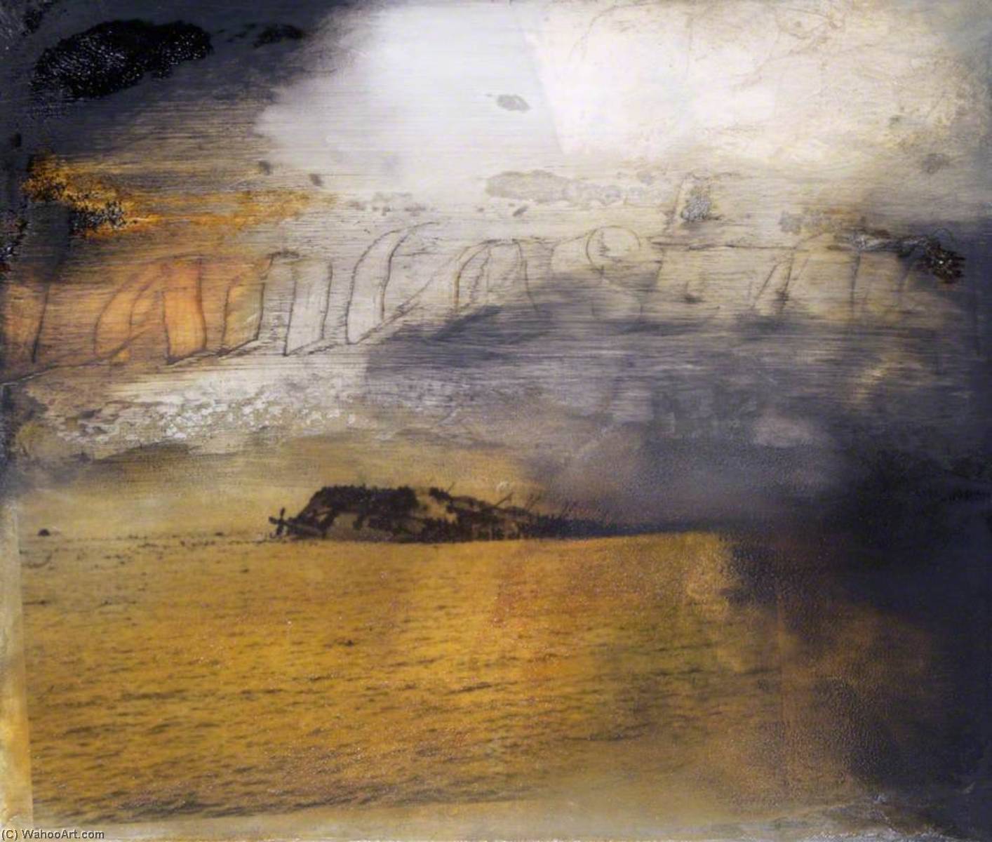 'lancastria' — Hughie O'donoghue