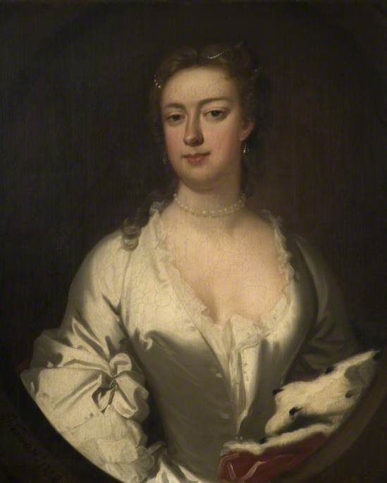 Portrait Of A Lady In White And Ermine — Isaac Whood