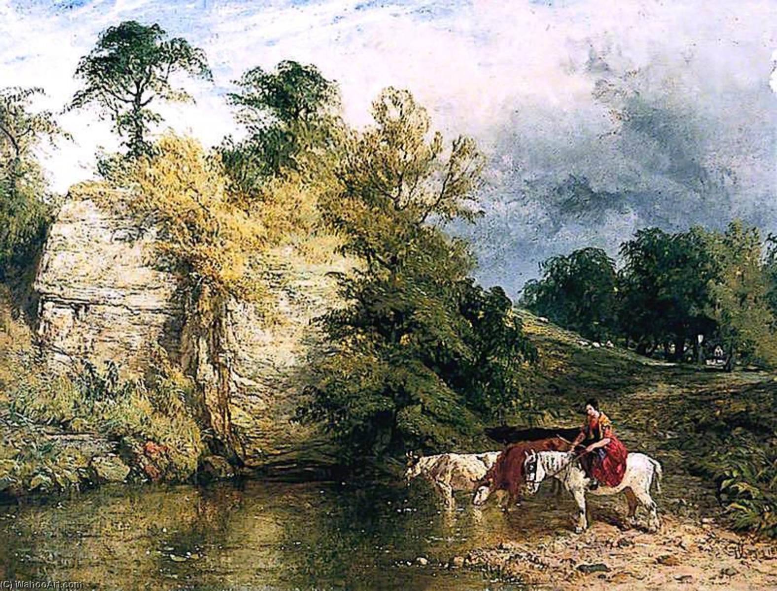 Landscape In Derbyshire — Henry Thomas Dawson