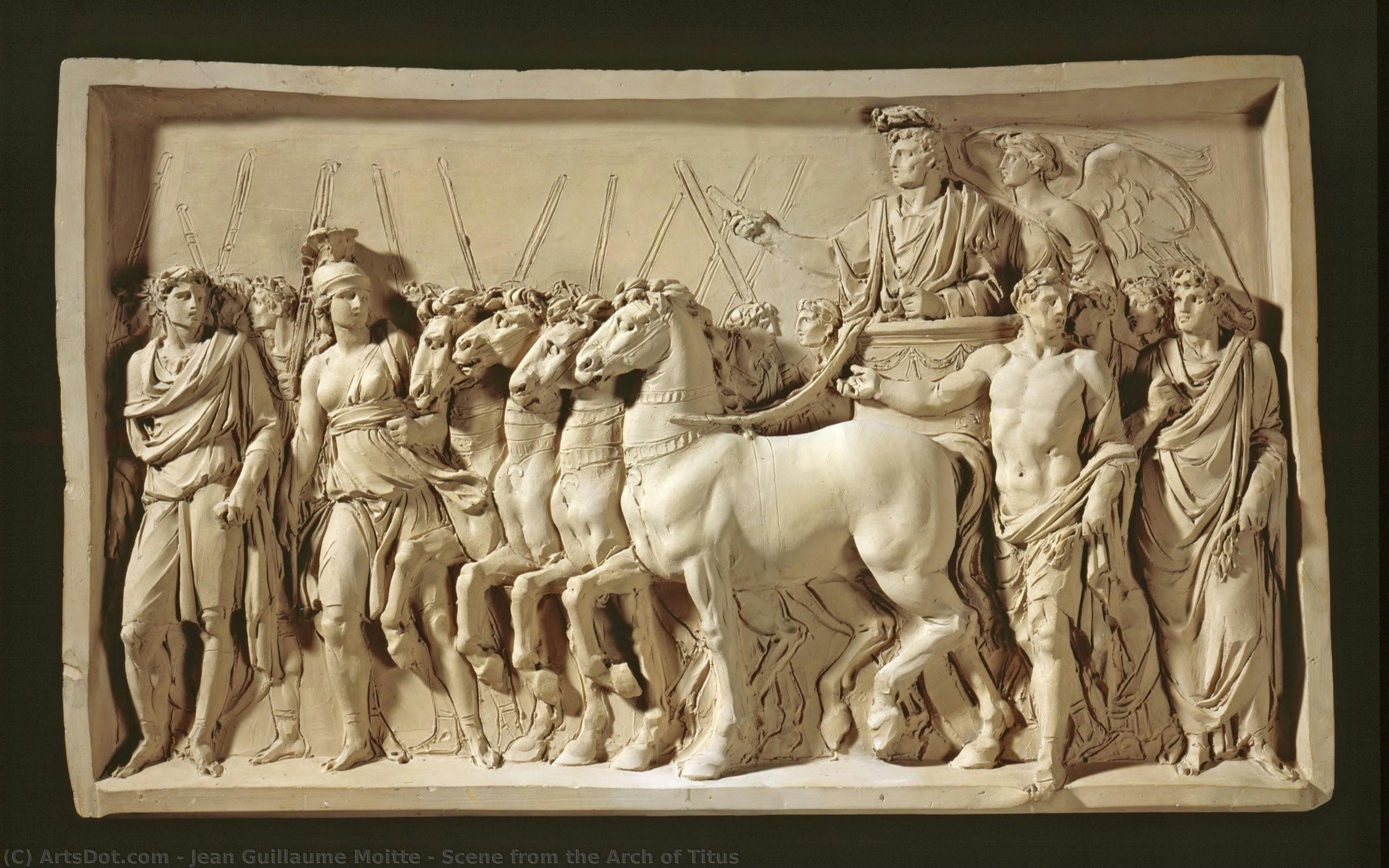 Scene From The Arch Of Titus — Jean-guillaume Moitte