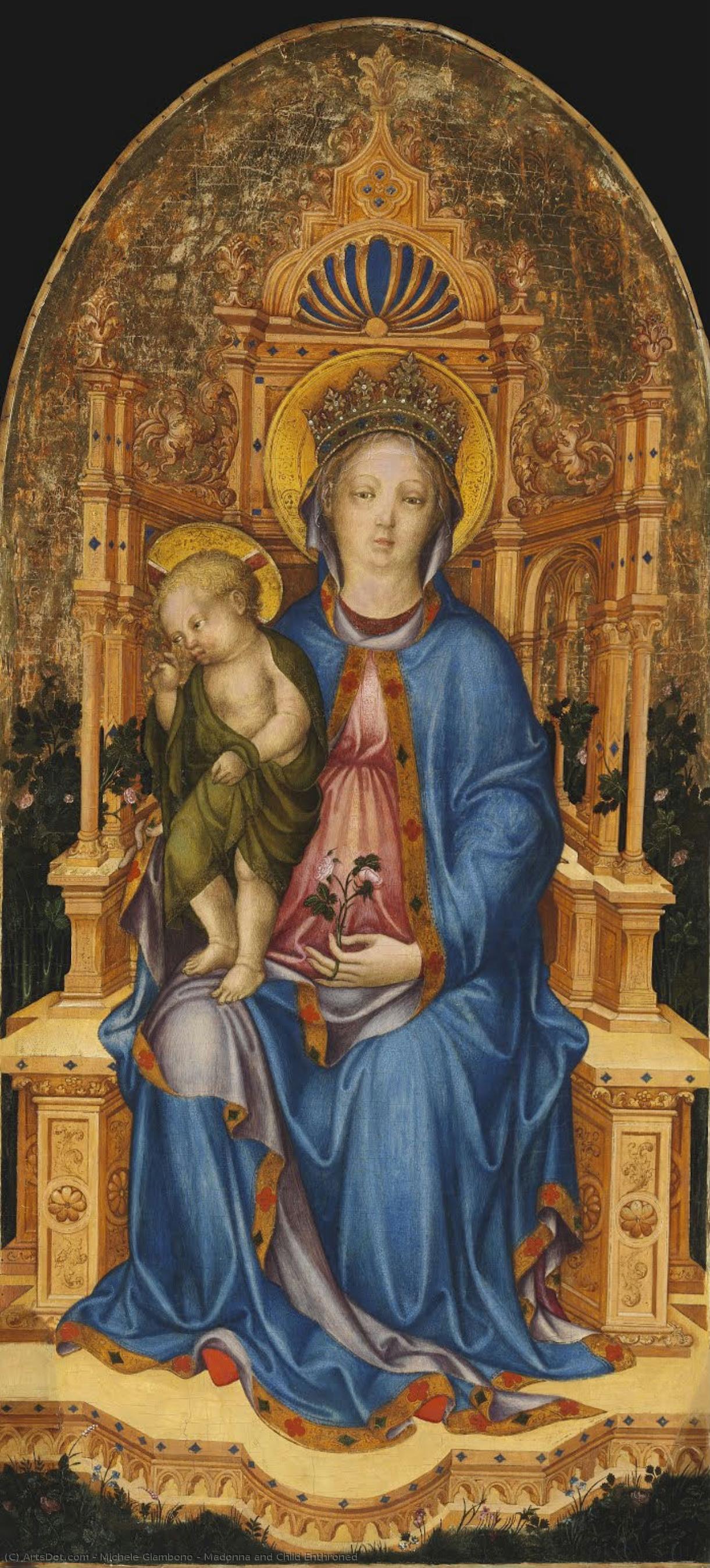 Madonna And Child Enthroned — Michele Giambono