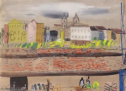 West Indian Street Scene — Boris Dmitrievich Grigoriev