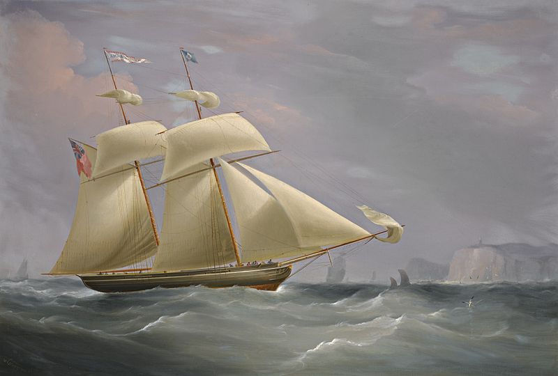 The Topsail Schooner ‚amy Stockdale‘ Off Dover — William John Huggins