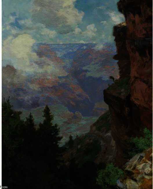 Bright Angel Trail, Grand Canyon — Edward Henry Potthast