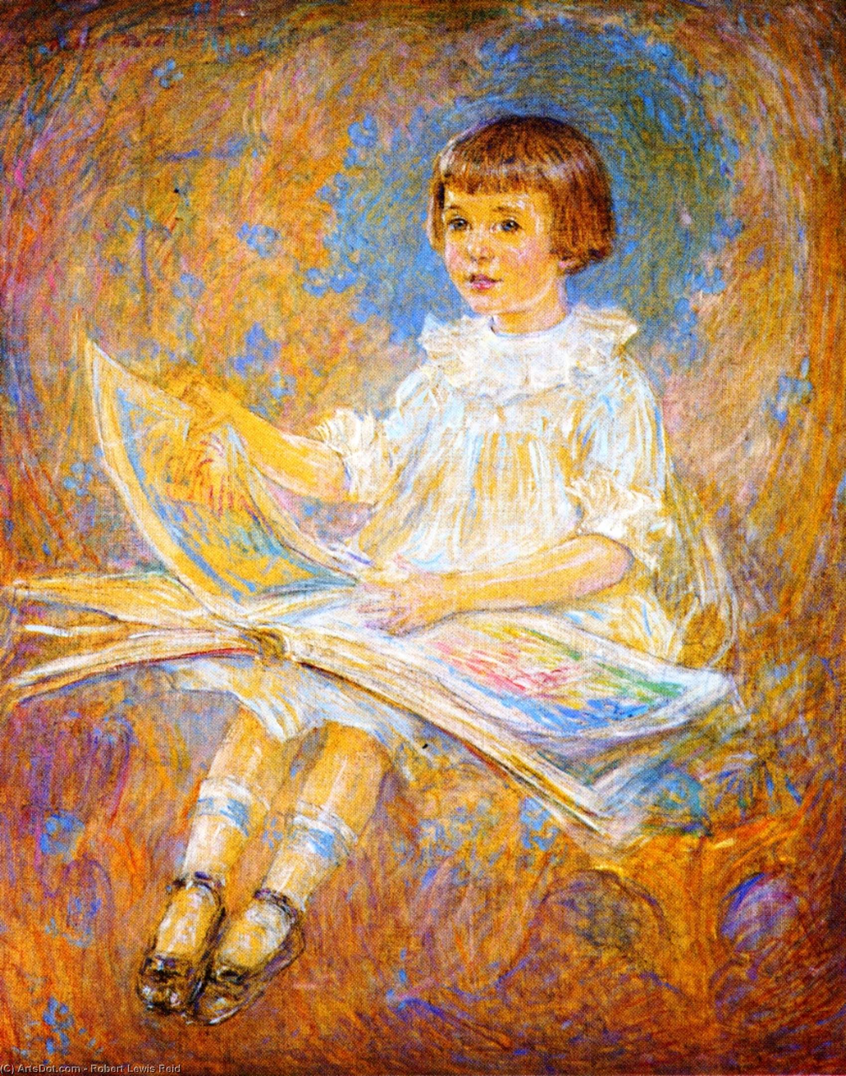 Portrait Of A Young Girl — Robert Lewis Reid
