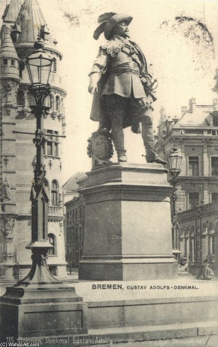 Gustav Adolf-denkmal In Bremen — Bengt Erland Fogelberg