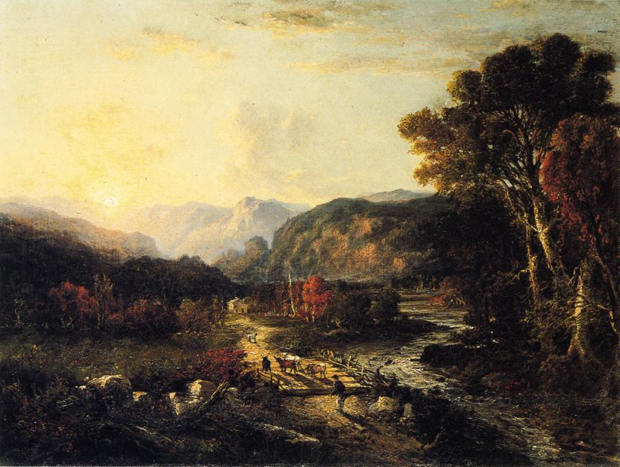 Sunrise, White Mountains, New Hampshire — George Loring Brown