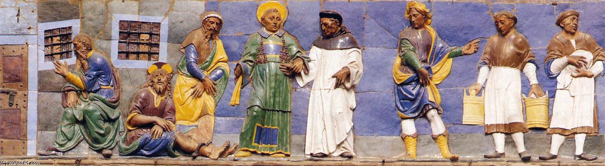 Seven Acts Of Mercy (detail) — Santi Buglioni