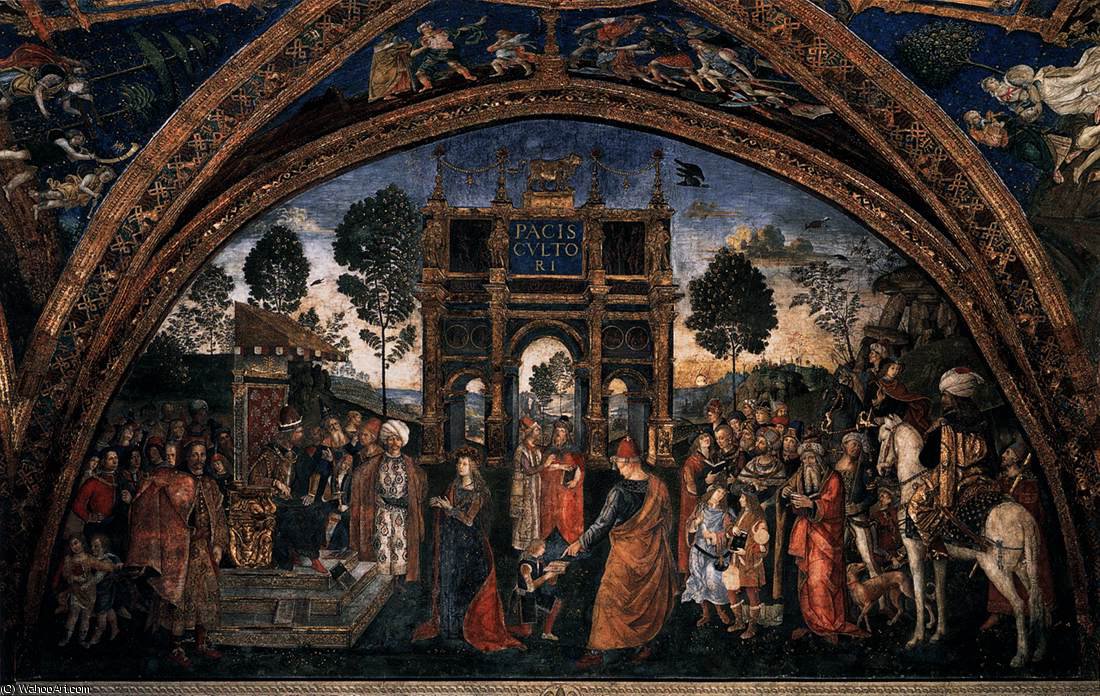 Vatican - St Catherine's Disputation — Bernardino Di Betto (pintoricchio)