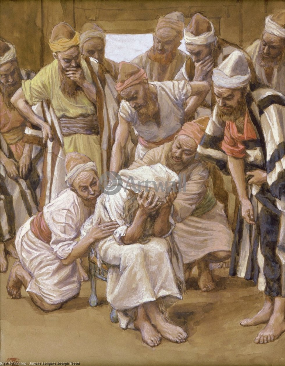 Jacob Mourns His Son Joseph — Jacques Joseph Tissot