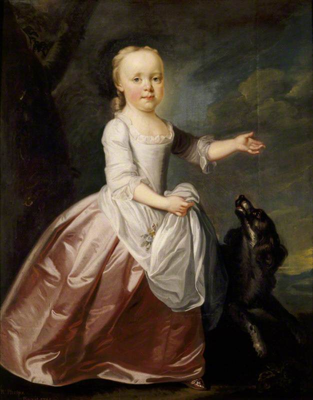 Margaret Luttrell (1747–1792), Mrs John Henry Southcote, As A Child — Richard Phelps