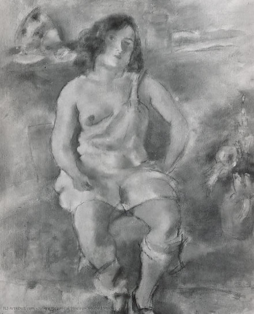 Seated Model — Julius Mordecai Pincas