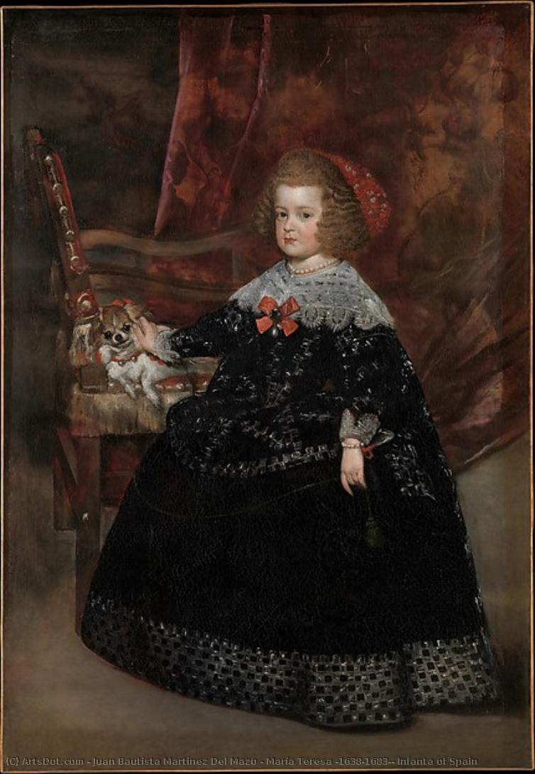 María Teresa (1638–1683), Infanta Of Spain — Juan Bautista Martínez Del Mazo