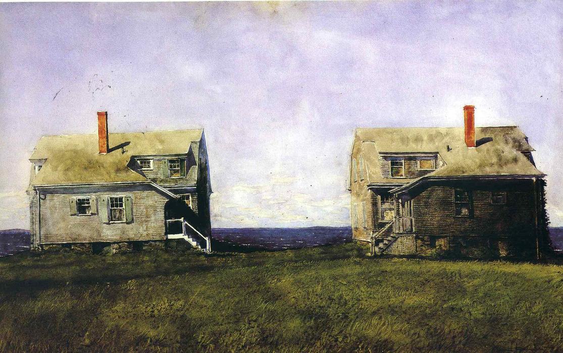Twin Houses — Jamie Wyeth