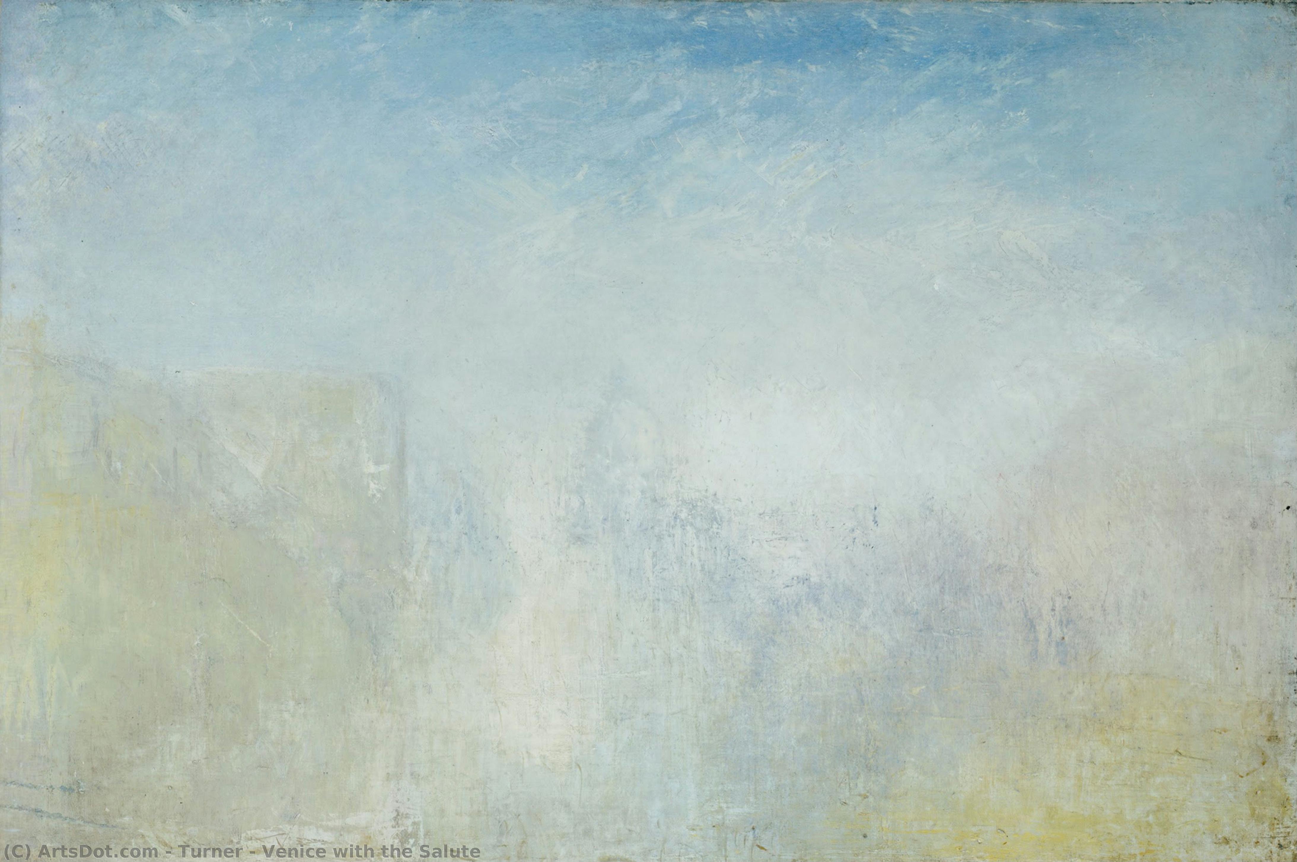 Venice With The Salute — J.m.w. Turner