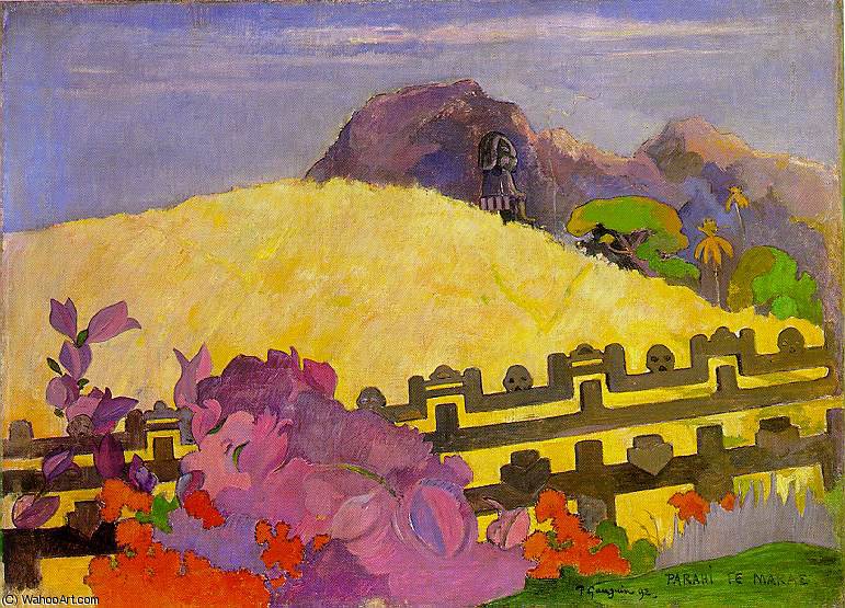 There Is Marae, Philadelphia Museum — Eugène Henri Paul Gauguin