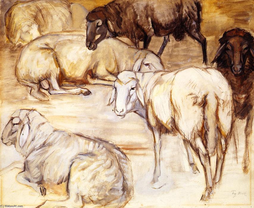 Rebaño De Ovejas Ii — Franz Marc