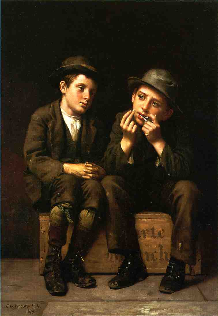 A Street Fair — John George Brown