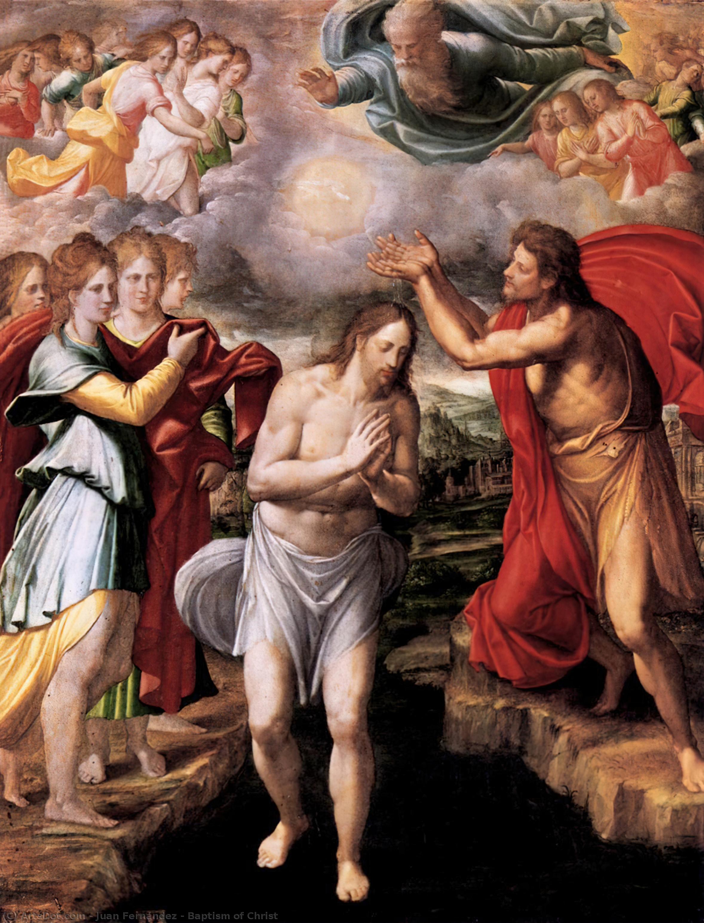 Baptism Of Christ — Juan Fernández Navarrete
