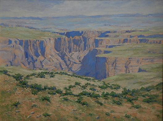 Little Colorado River Gorge, (painting) — Mary Agnes Yerkes