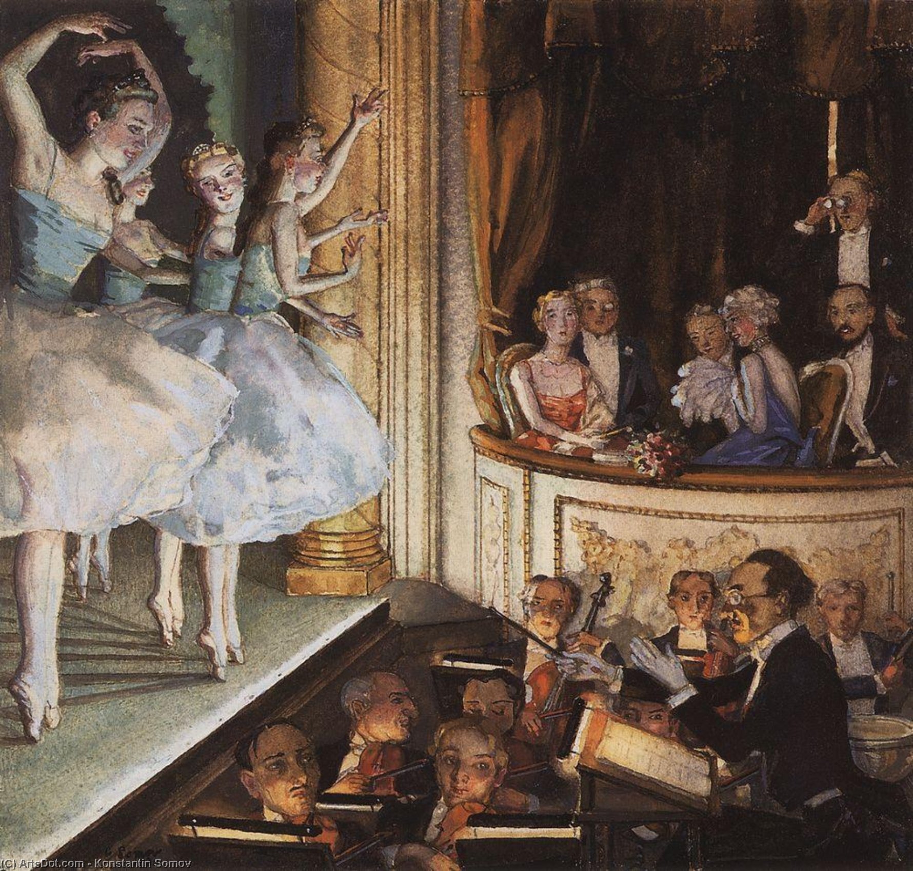 Russian Ballet — Константин Андреевич Сомов