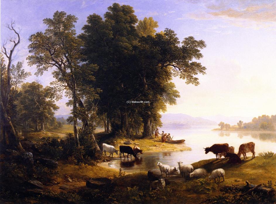 Hudson River Looking Toward The Catskills — Asher Brown Durand