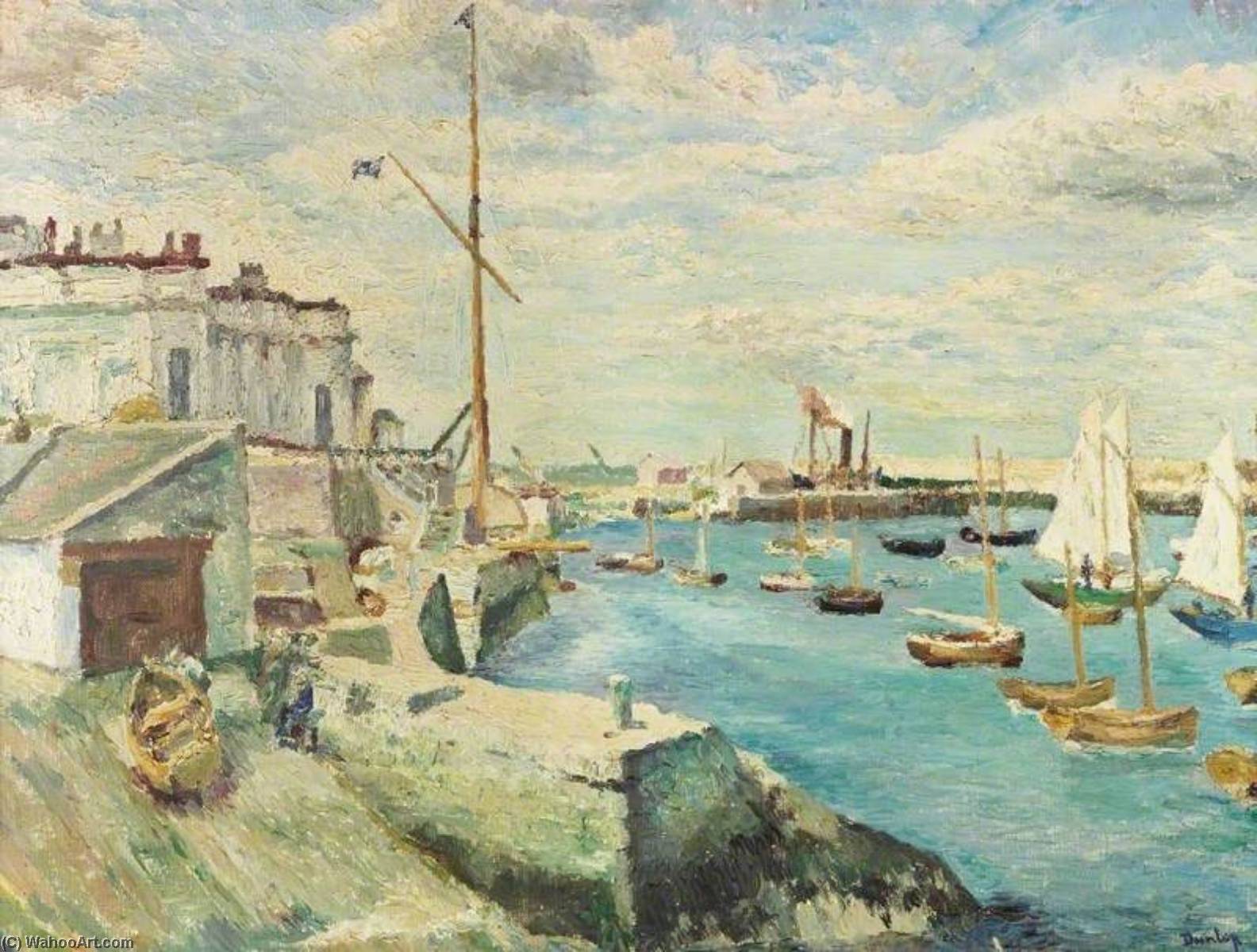 Harbour And Customs House, Dún Laoghaire, Ireland — Ronald Ossory Dunlop