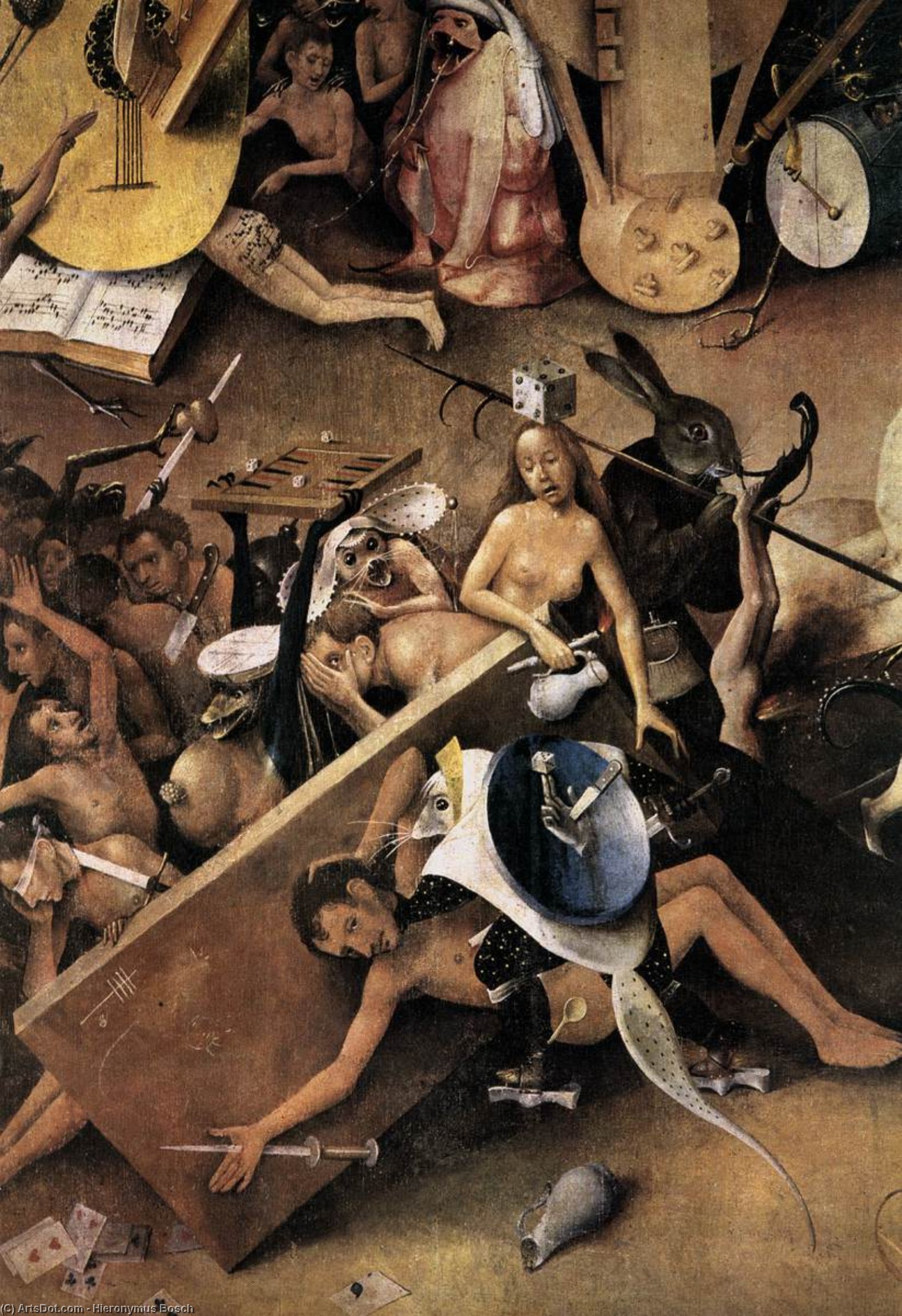 Triptych Of Garden Of Earthly Delights (detalle) — Jerónimo Bosch