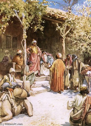 Joshua's Treaty With The Men Of Gibeon — William Brassey Hole