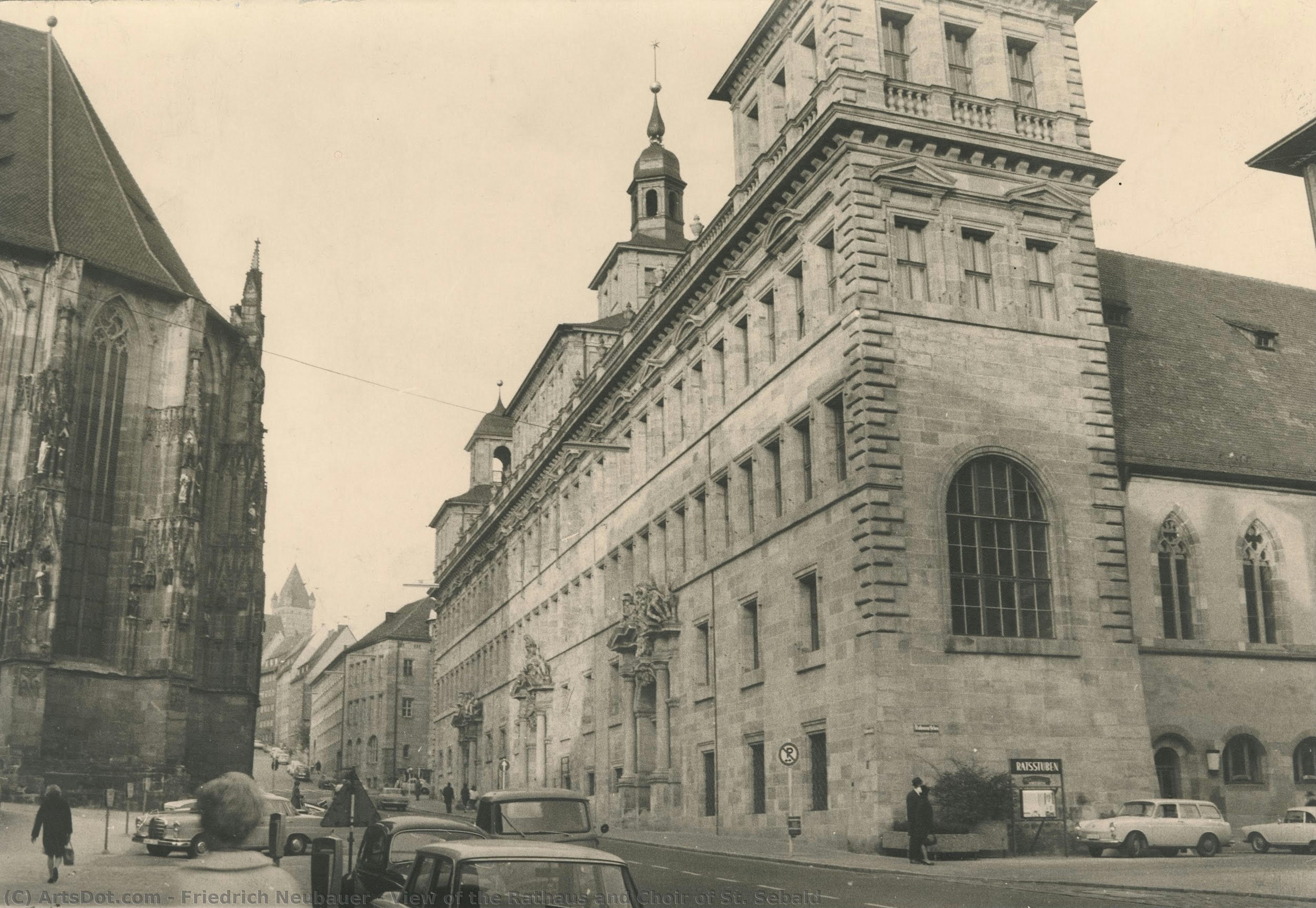 View Of The Rathaus And Choir Of St. Sebald — Friedrich Neubauer