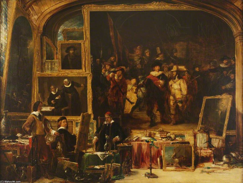 Rembrandt's Studio — Уильям Оливер
