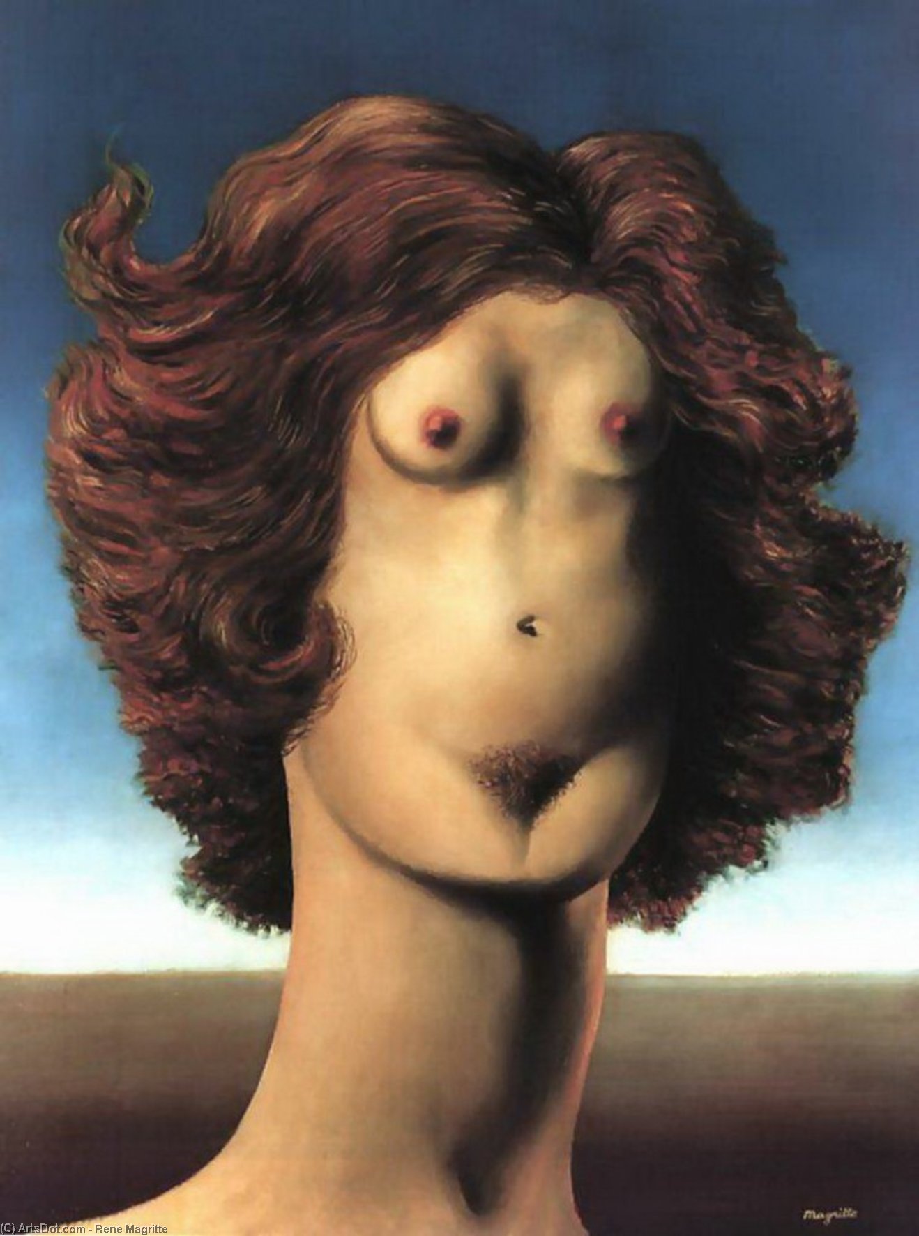 The Rape — Рене Магрит