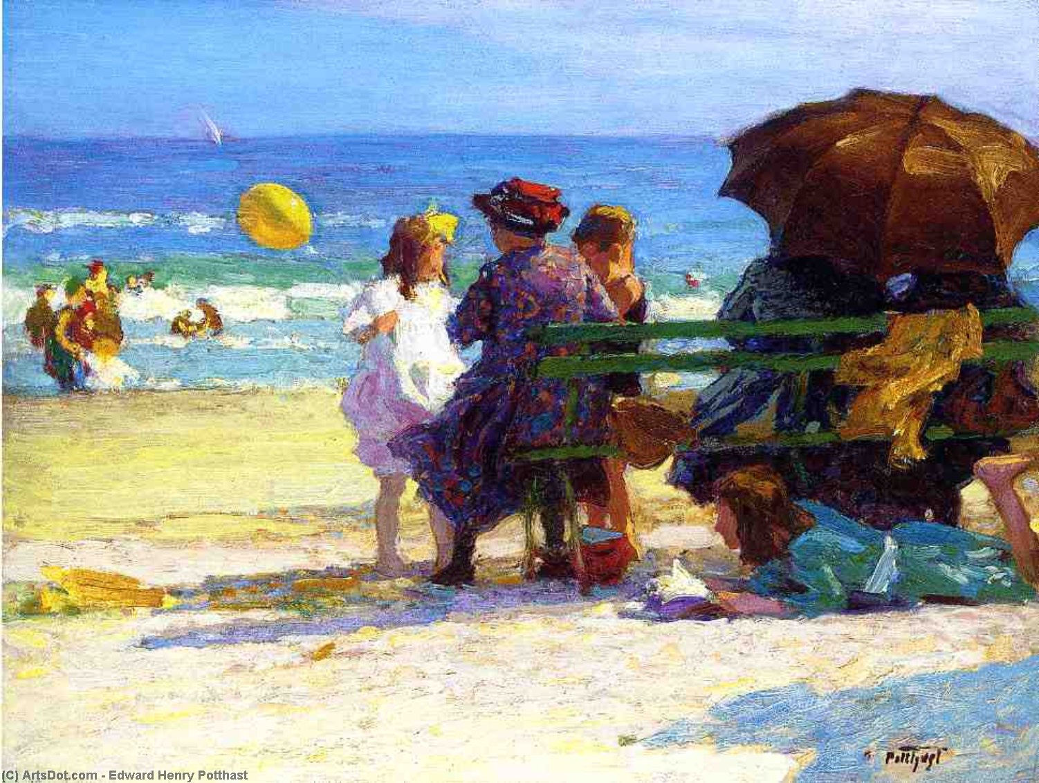 A Family Outing — Edward Henry Potthast