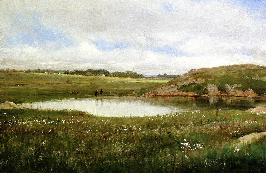 Freshwater Pond In Summer - Rhode Island — Thomas Worthington Whittredge