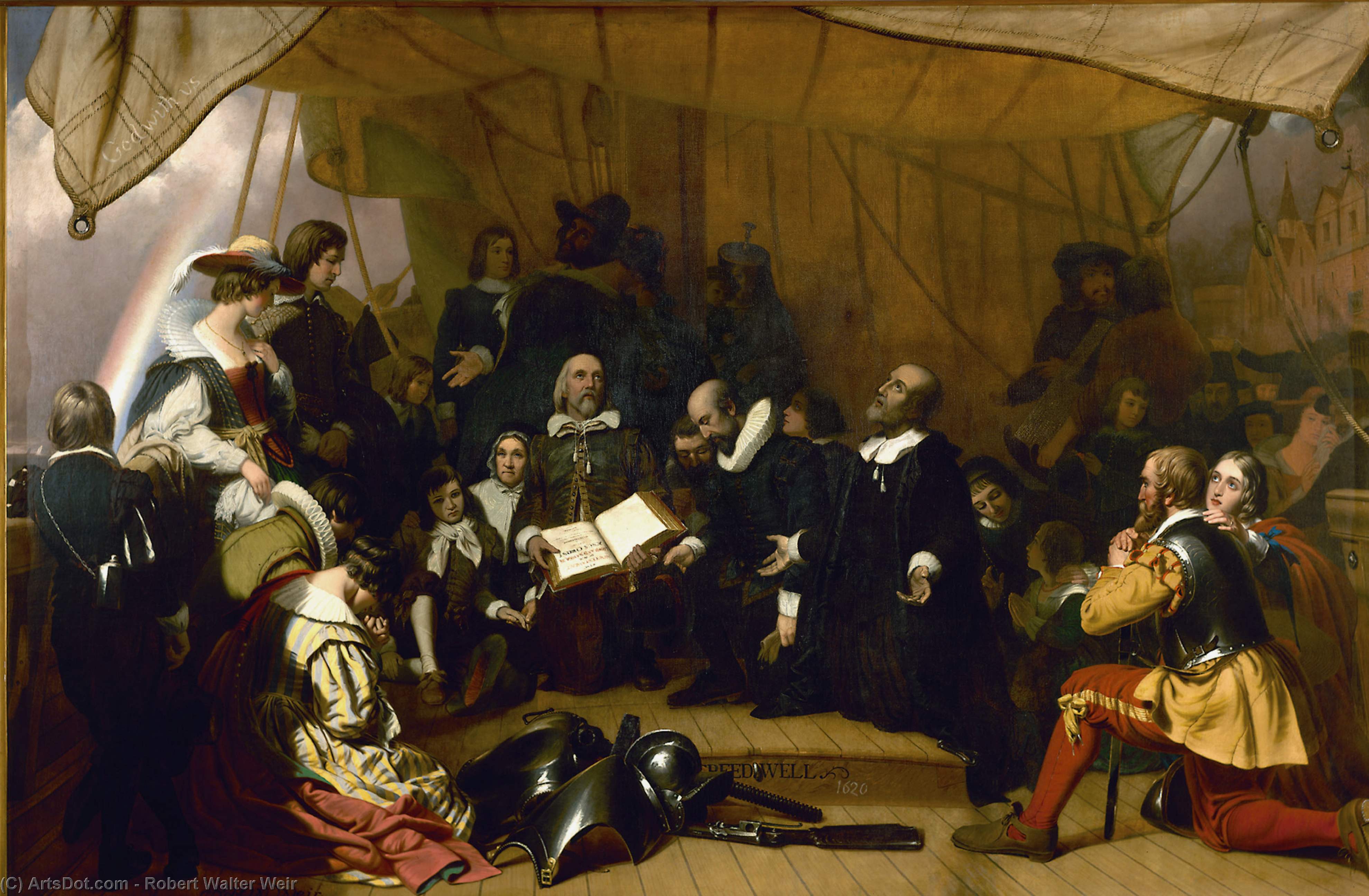 Embarkation Of The Pilgrims — Robert Walter Weir