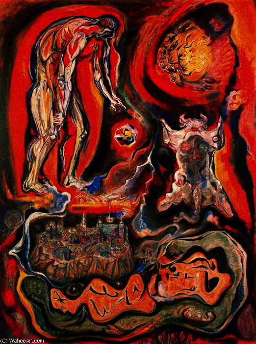 Emblematic Vista Of Toledo — André Masson