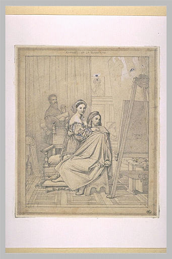 Raphael And The Fornarina — Jean-auguste-dominique Ingres