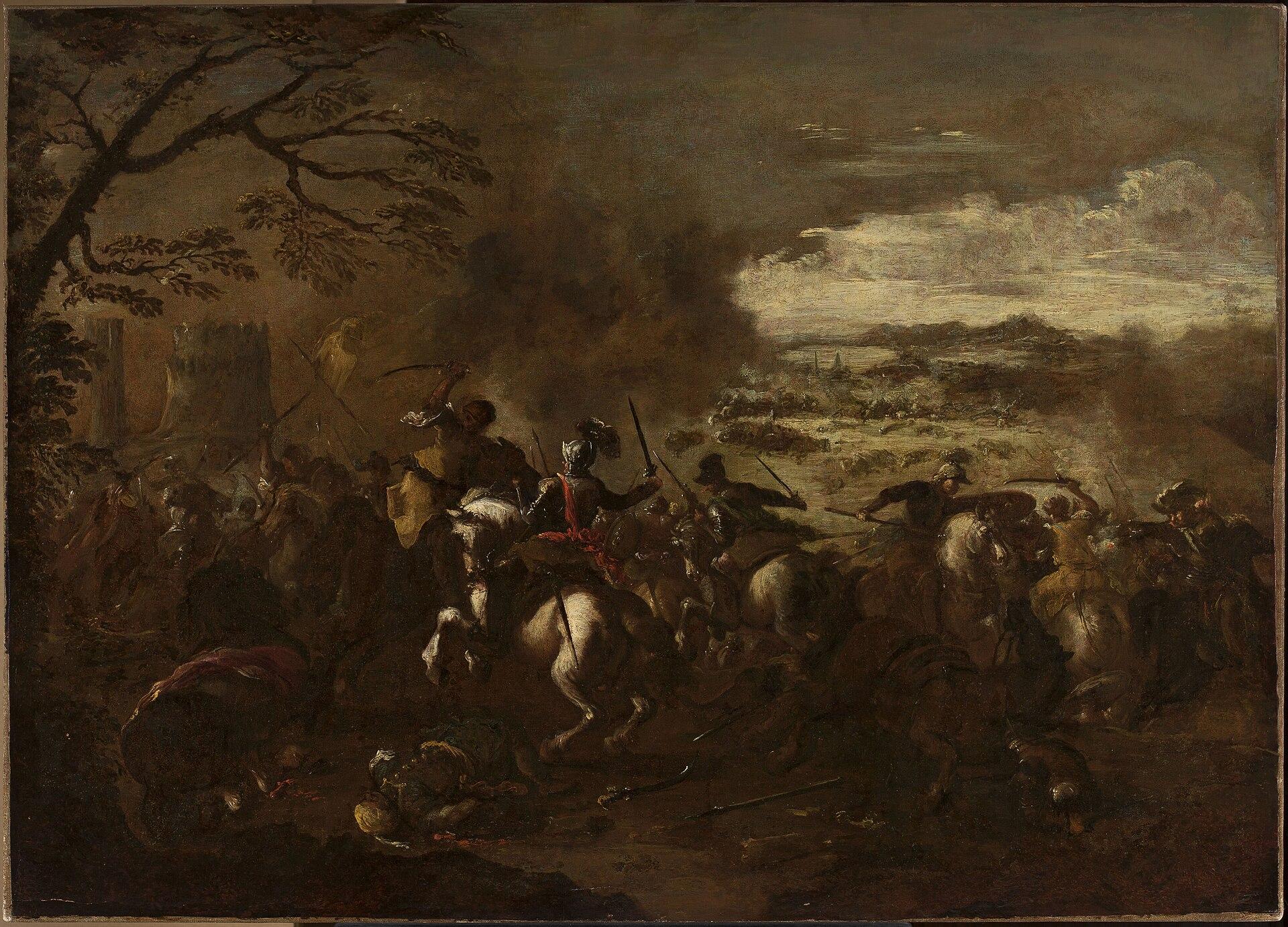 A Battle Scene — Francesco Simonini