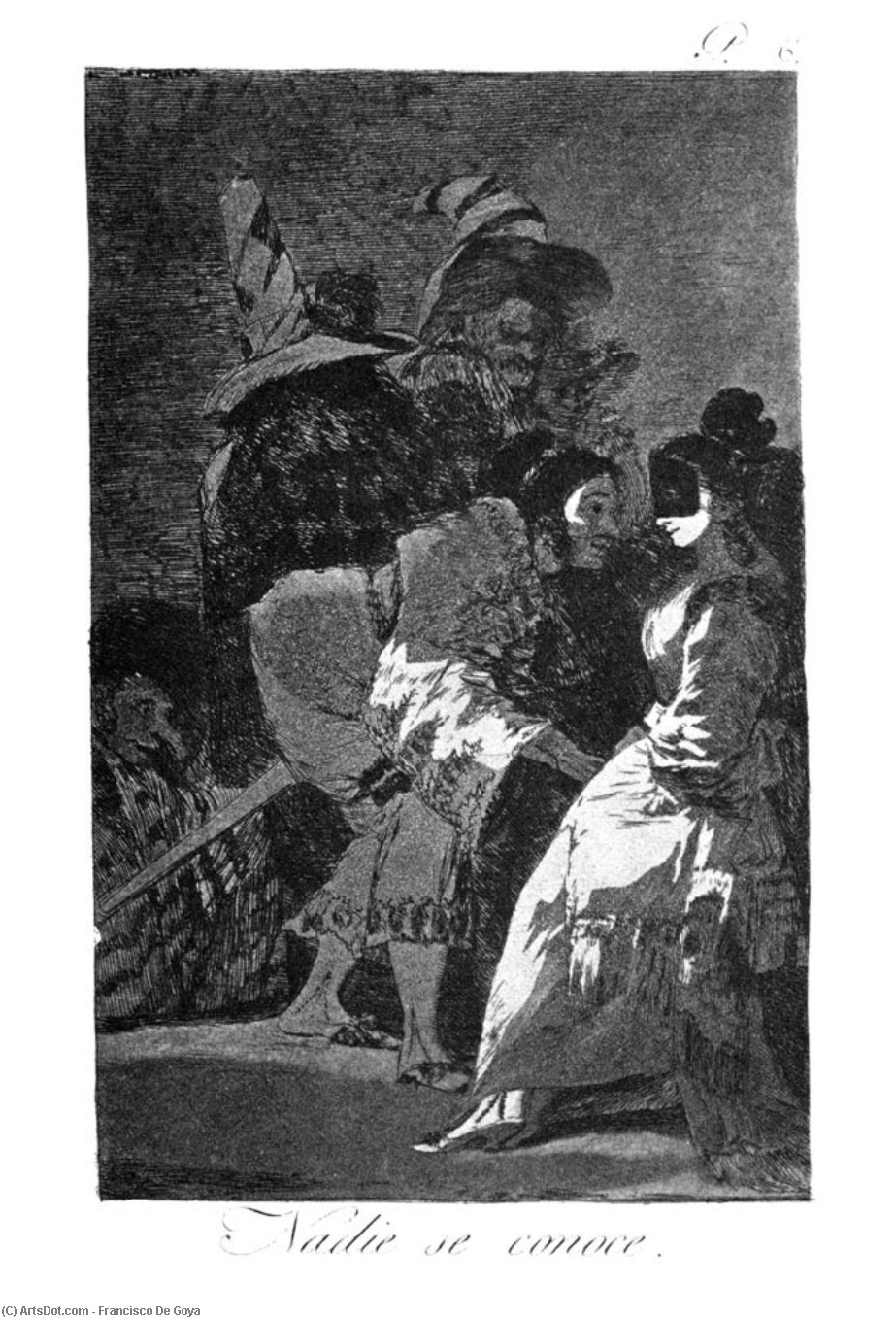 Nadie Se Conoce — Francisco José De Goya Y Lucientes