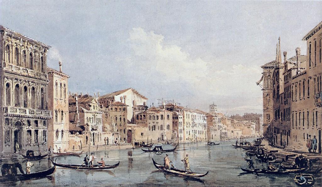 Grand Canal, Venice (after Canaletto) — Thomas Girtin