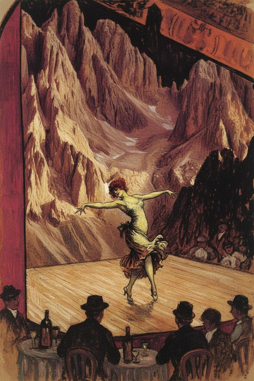 The Alpine Nocturne: Echoes Of A Surreal Cabaret — Arthur Muller