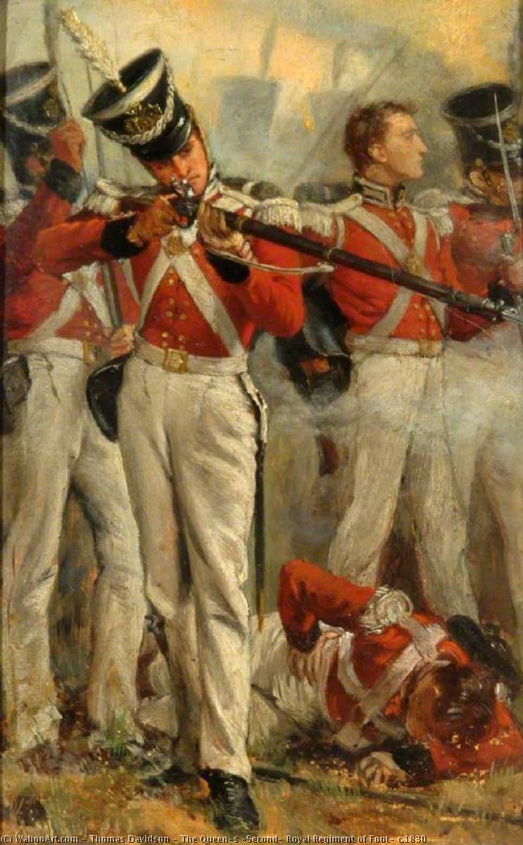 The Queen's (second) Royal Regiment Of Foot, C.1830 — Thomas Davidson Ra