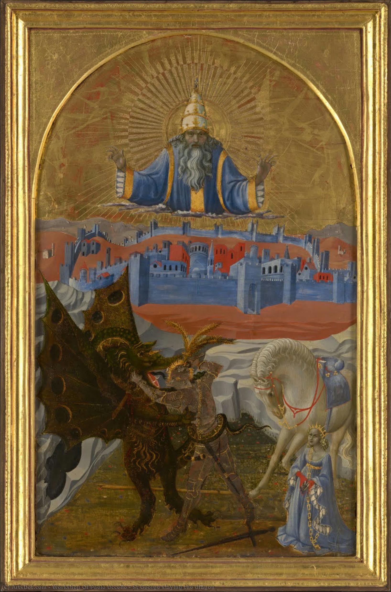 St George Slaying The Dragon — Workshop Of Paolo Uccello