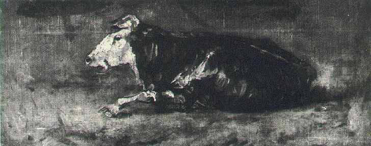 Lying Cow 2 — Vincent Willem Van Gogh