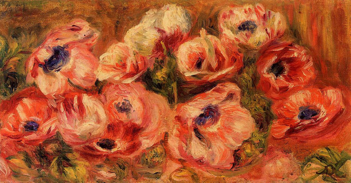 Anemones — Пьер-огюст Ренуар