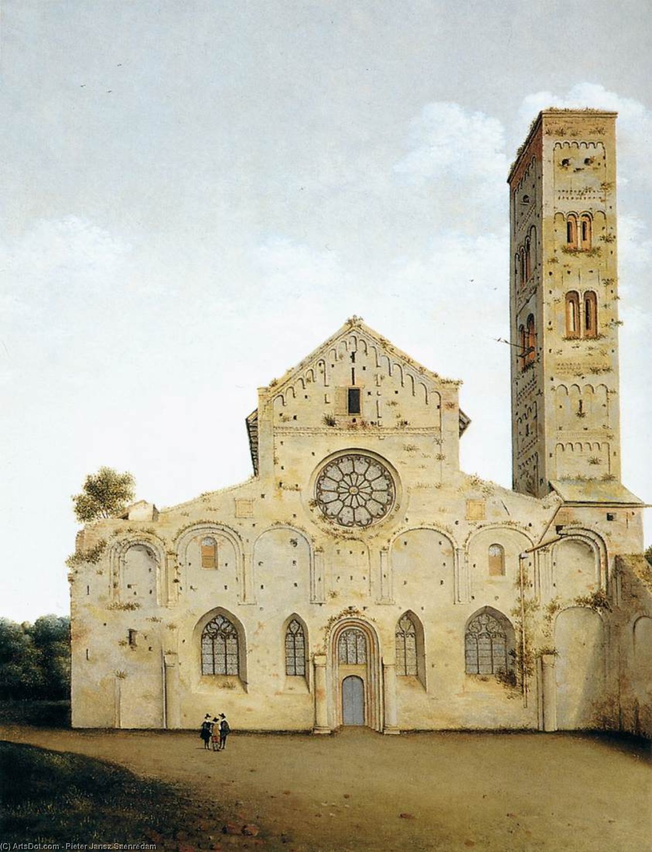 The West Front Of St Mary's Church, Utrecht — Pieter Jansz. Saenredam