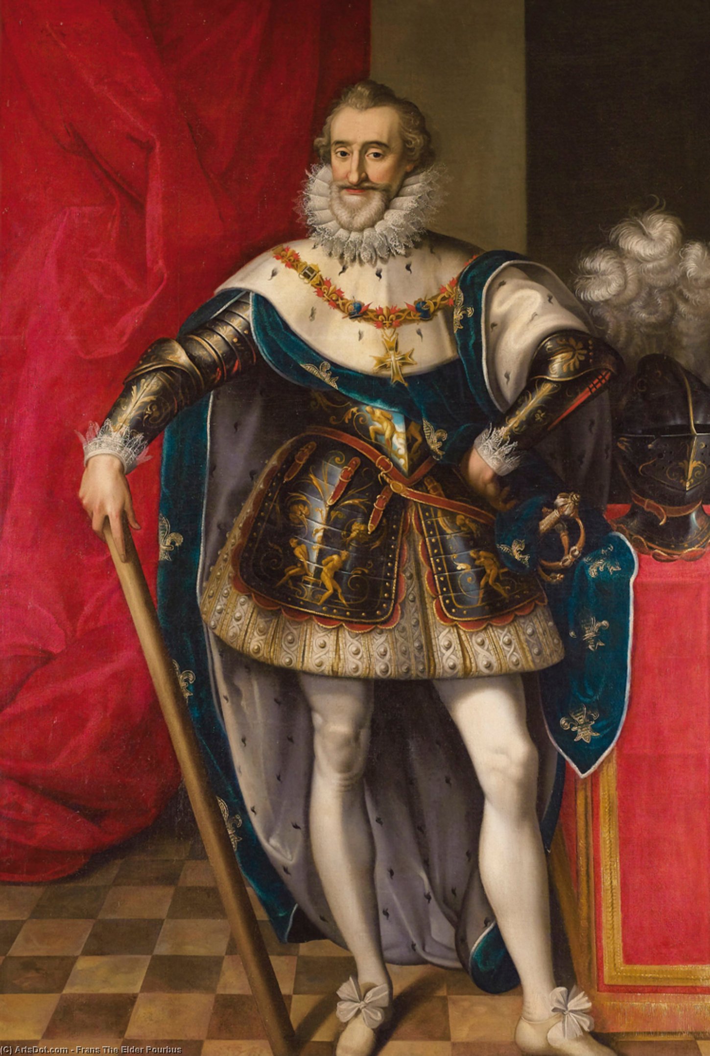 Portrait Of Henry Iv Of France — Frans Pourbus The Elder