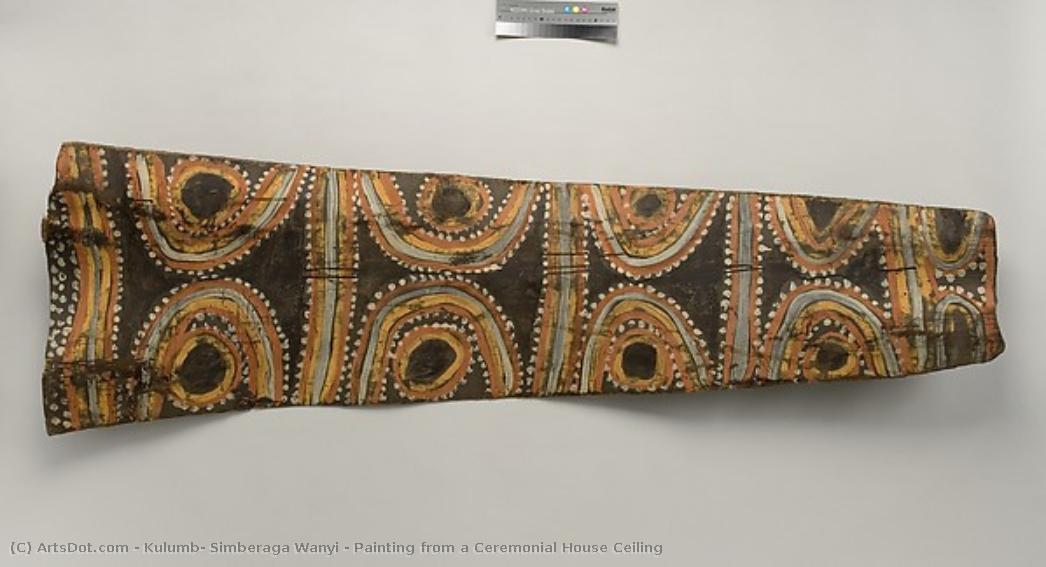 Painting From A Ceremonial House Ceiling — Kulumb, Simberaga Wanyi